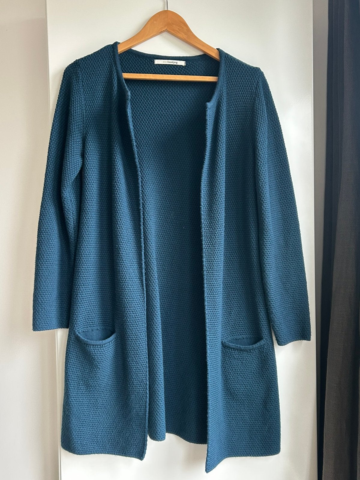 petrol halflang vest Mary maat XS SIBIN LINNEBJERG, Ophalen of Verzenden, Gedragen, Maat 34 (XS) of kleiner, Overige kleuren