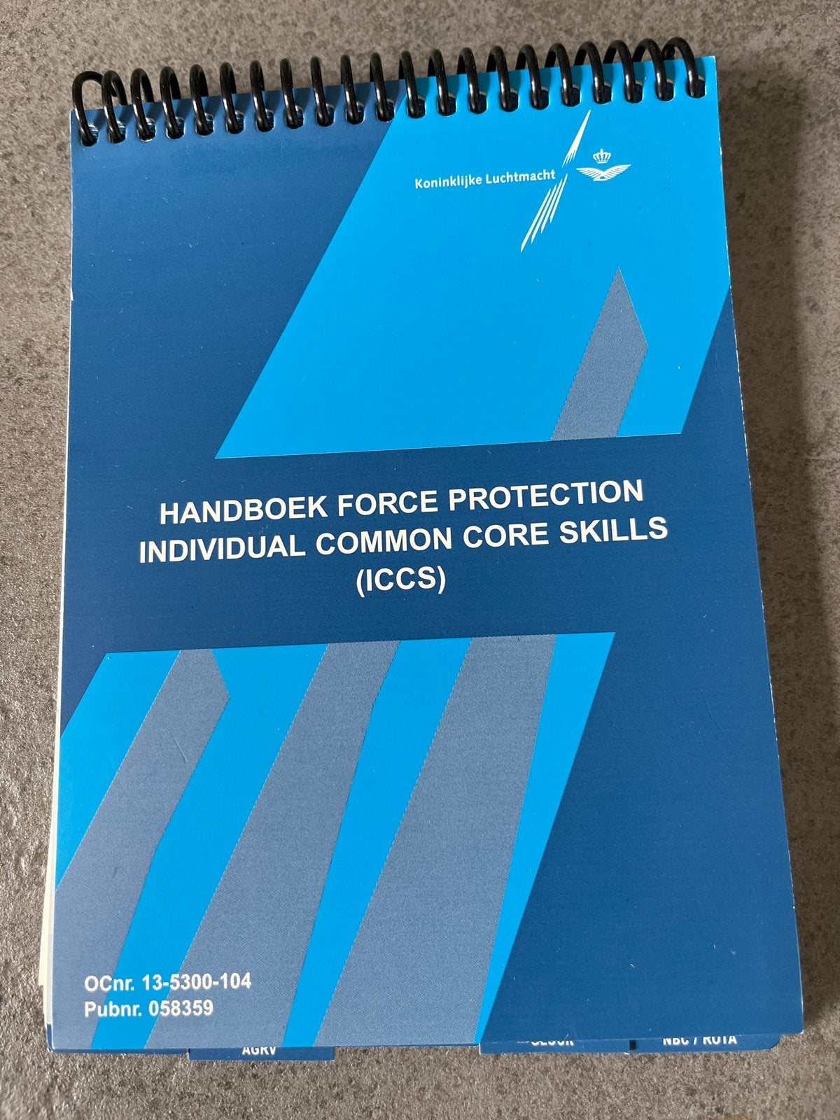Handboek Force Protection Individual Common Core Skills, Ophalen of Verzenden, 1945 tot heden, Zo goed als nieuw, Luchtmacht