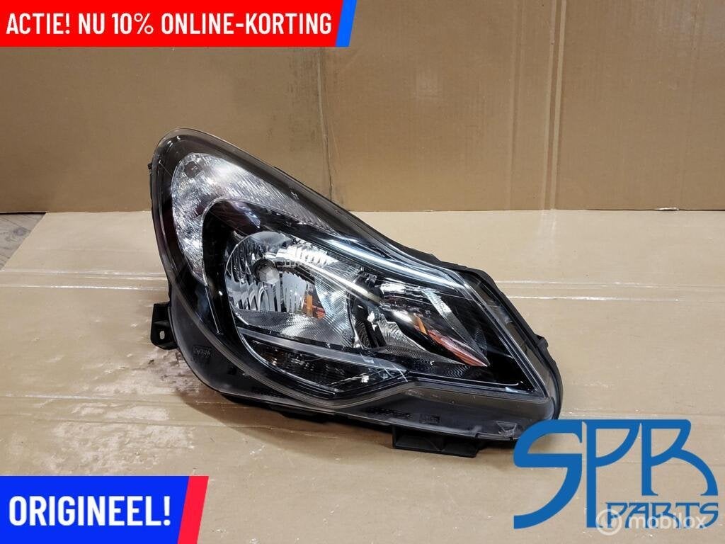 OPEL CORSA D FACELIFT RECHTER KOPLAMP RECHTS h7 13446802