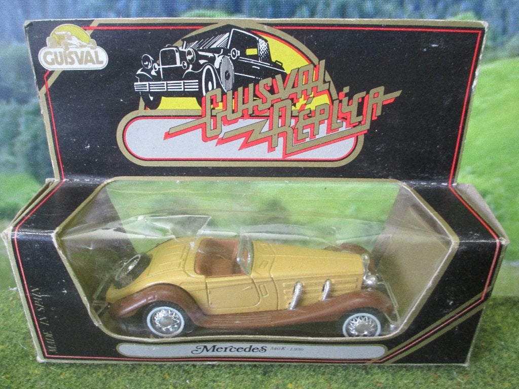 Mercedes Benz 540 K - Guisval beige/caramel 70er jaren uitg., Hobby en Vrije tijd, Modelauto's | 1:43, Ophalen of Verzenden, Nieuw