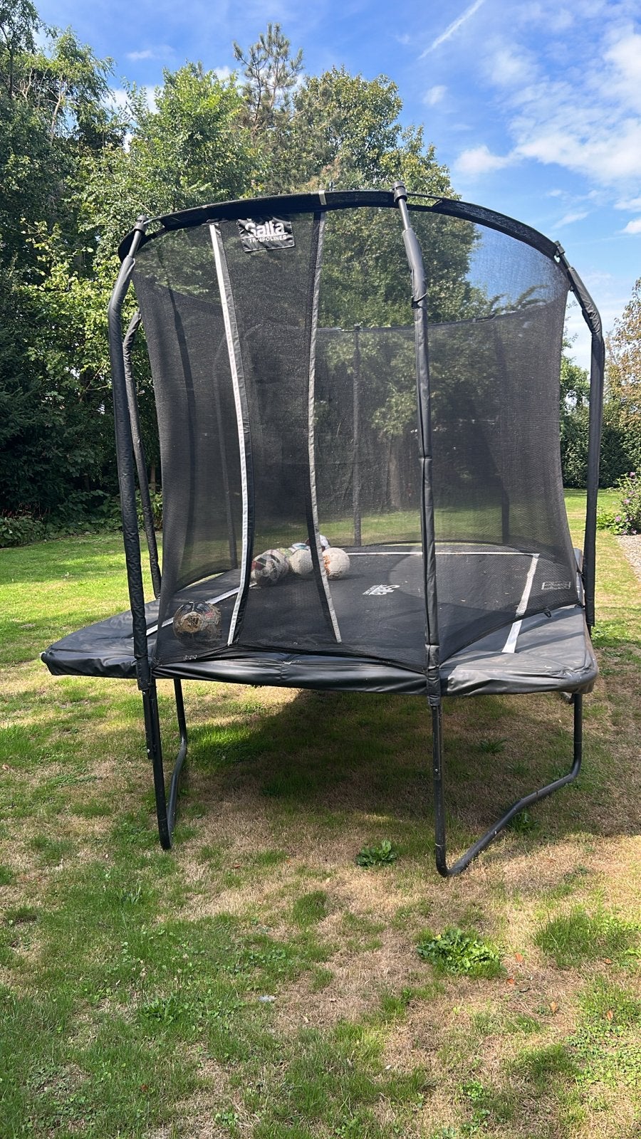 Salta Trampoline 2,3 x 4m met Veiligheidsnet, Ophalen, Gebruikt