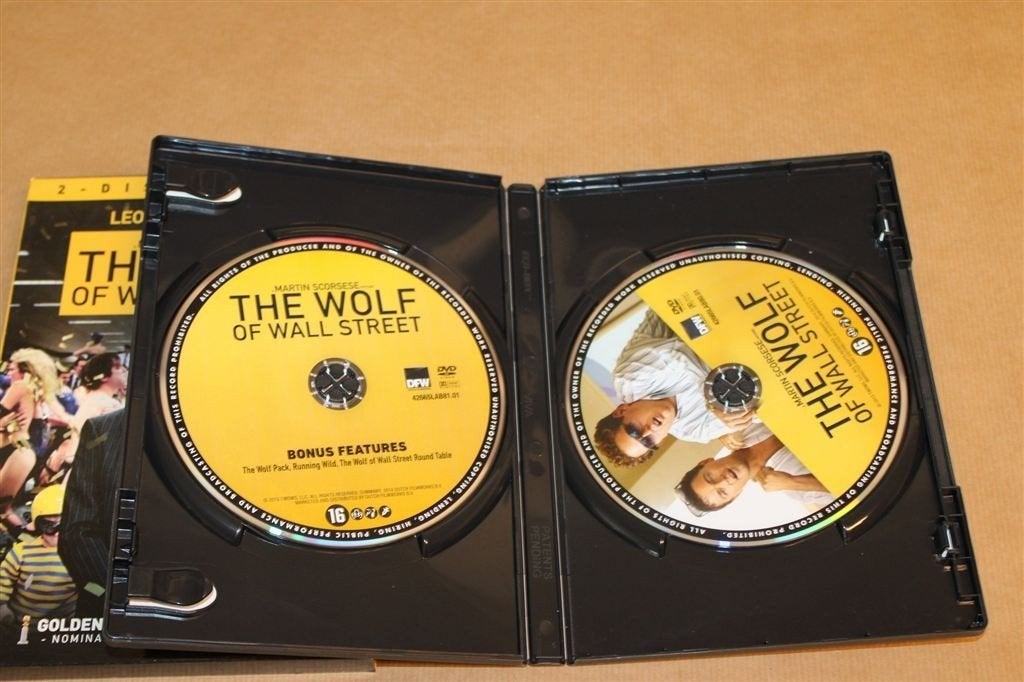 The Wolf of Wall Street — Scorsese, DiCaprio 2-Disc DVD, Alle leeftijden, Ophalen of Verzenden, Gebruikt