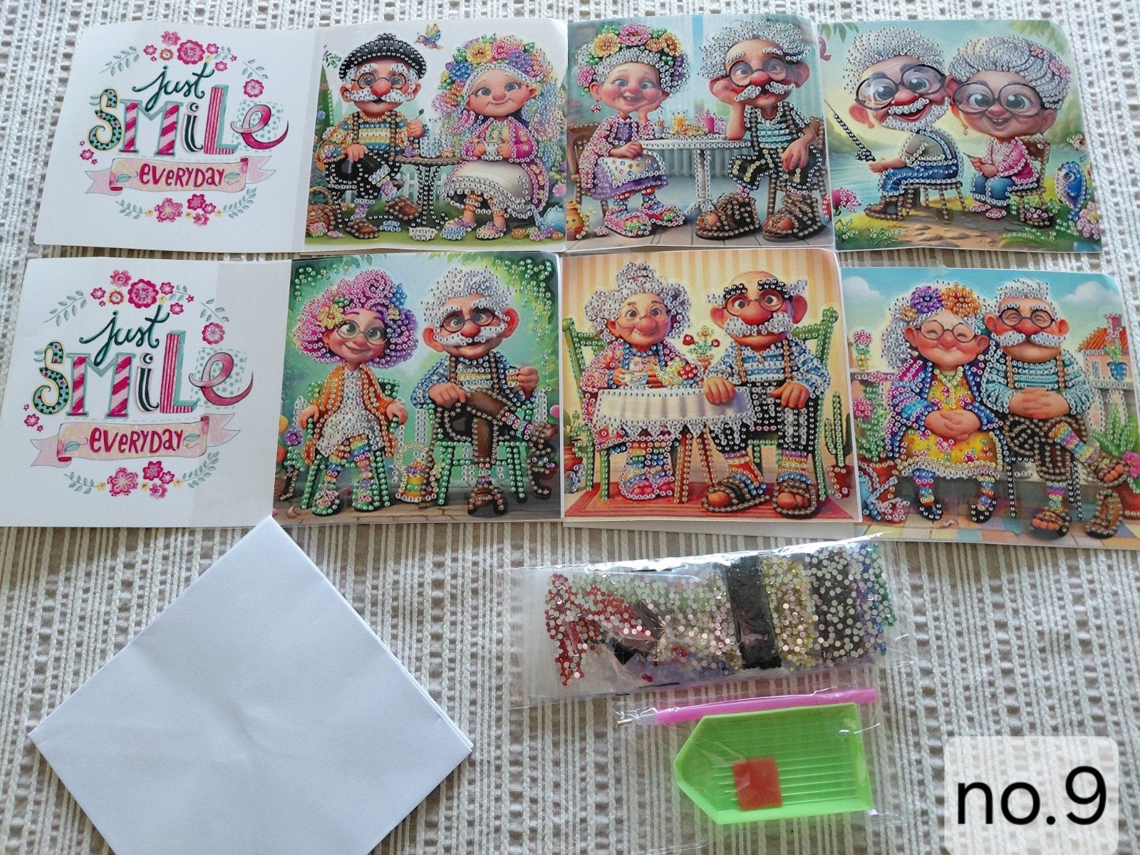 Diamond painting wenskaarten om zelf te maken, Hobby en Vrije tijd, Ophalen of Verzenden, Nieuw, Overige thema's, Overige typen