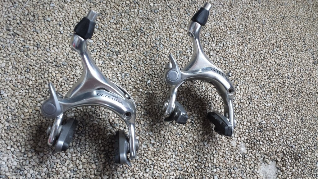 vintage remmen klauwen u brake shimano br 6600 ultegra japan, Fietsen en Brommers, Fietsonderdelen, Ophalen, Remmen, Shimano Ultegra