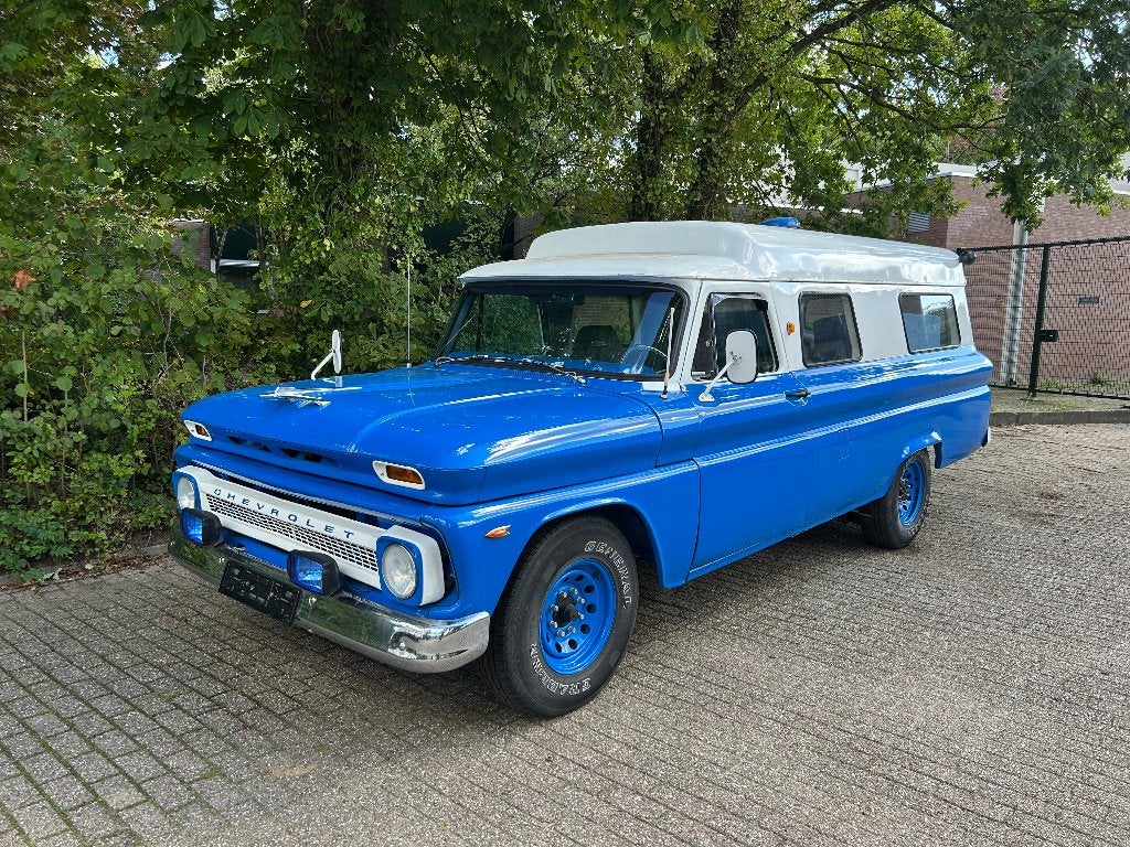 Chevrolet Panel Van 1966 LPG ex ambulance, Handgeschakeld, Particulier, SUV of Terreinwagen, LPG