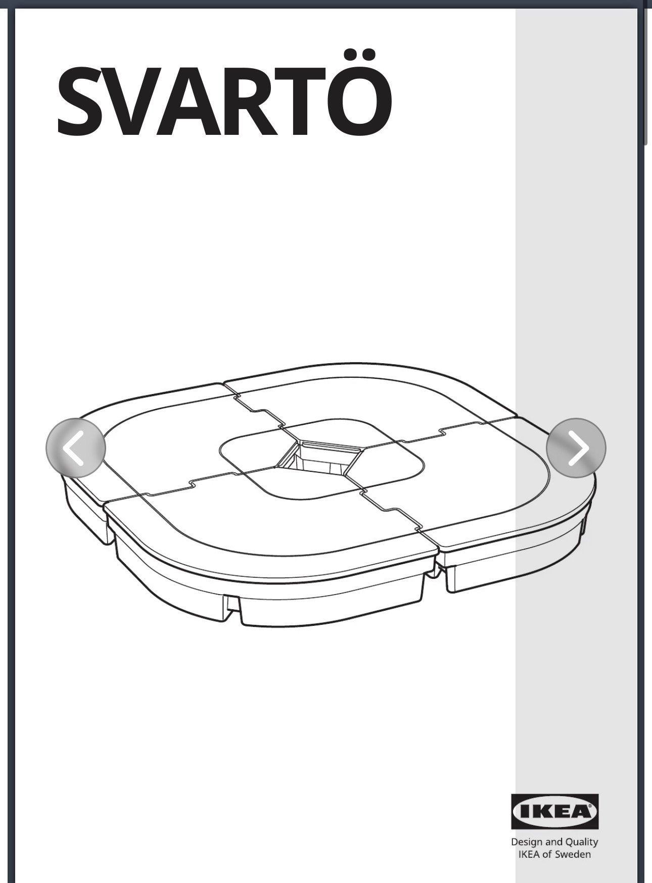 GEZOCHT!! IKEA SVARTO parasolvoet deksel, Tuin en Terras, Parasols, Ophalen of Verzenden, Minder dan 1 meter, Parasolvoet