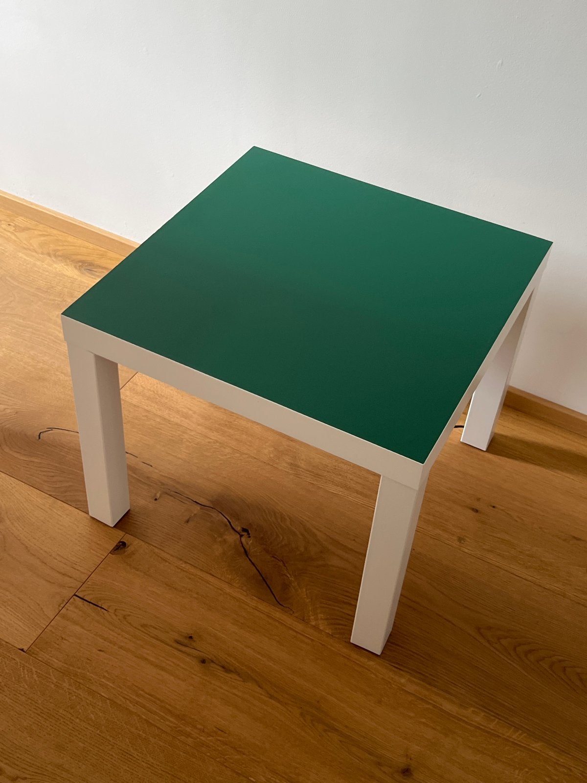 IKEA LACK bijzettafel - Groen/Wit, Ophalen, Minder dan 45 cm, Minder dan 55 cm, Gebruikt