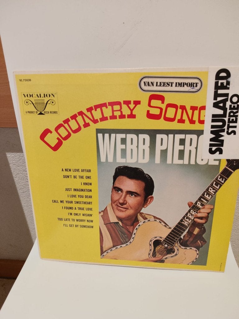 Webb Pierce. Country Songs. VL73830. LP0139, LP, Gebruikt, Verzenden, Overige formaten