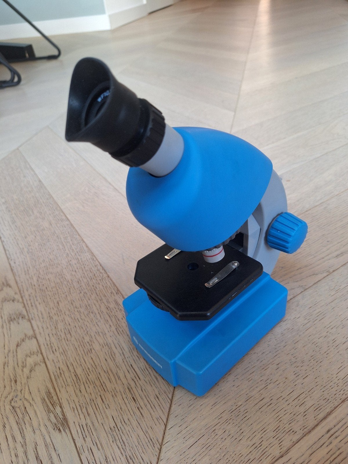 Bresser Microscoop Blauw - Zo goed als nieuw, Audio, Tv en Foto, Optische apparatuur | Microscopen, Ophalen of Verzenden, Zo goed als nieuw