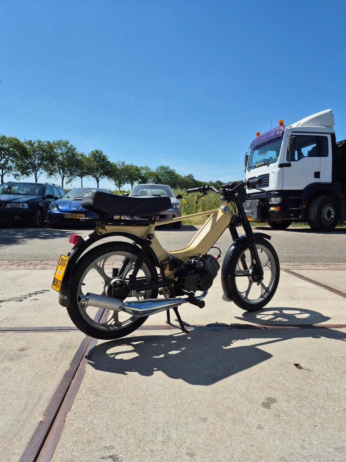 Nette Tomos A35 HDA 65cc met geel kenteken, Fietsen en Brommers, Brommers | Tomos, Ophalen, Gebruikt, Maximaal 45 km/u, 65 cc