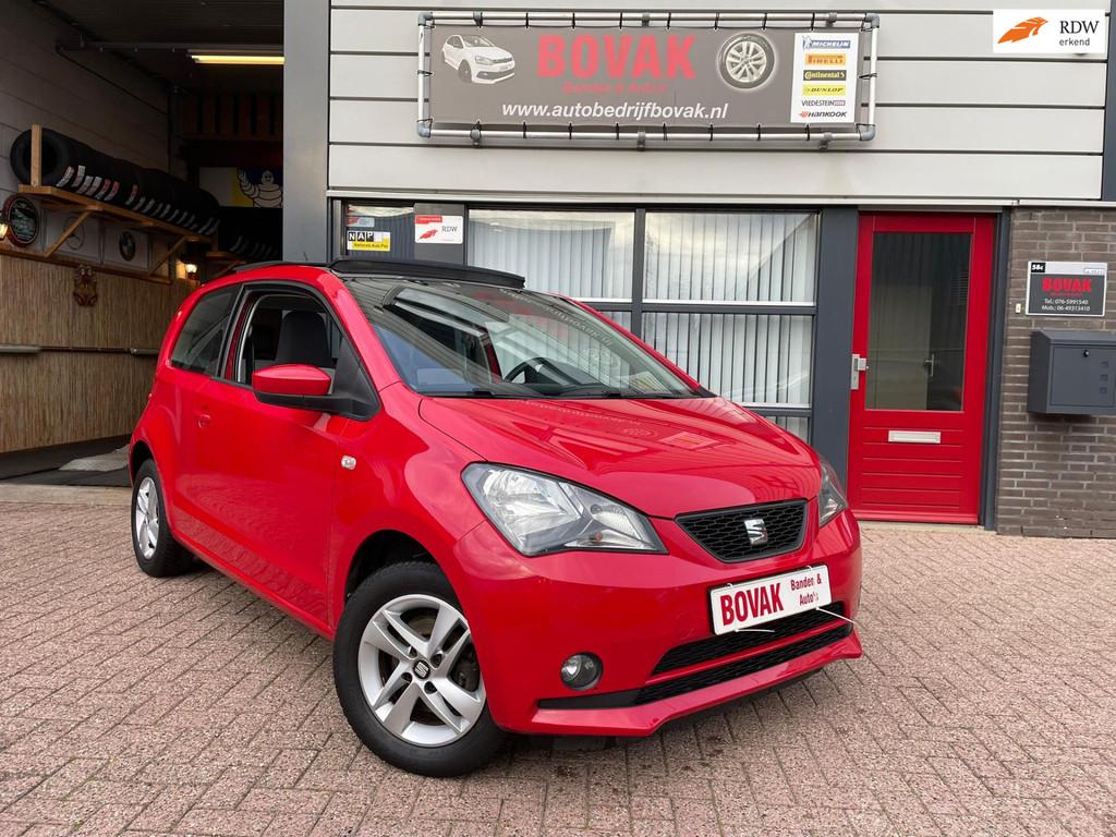 Seat MII 1.0i sport edition Panoramadak!, Auto's, Seat, Voorwielaandrijving, Euro 5, Stof, Gebruikt