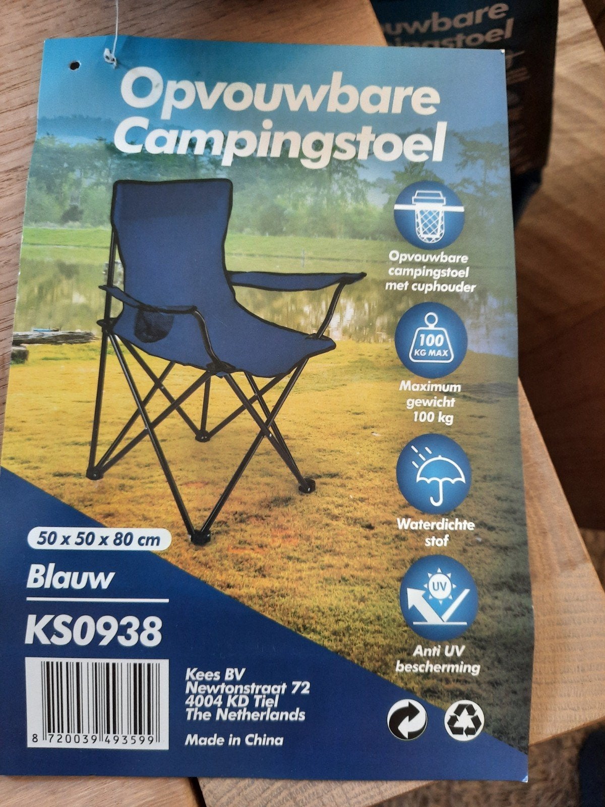 Campingstoel, opvouwbaar, Ophalen, Nieuw, Campingstoel