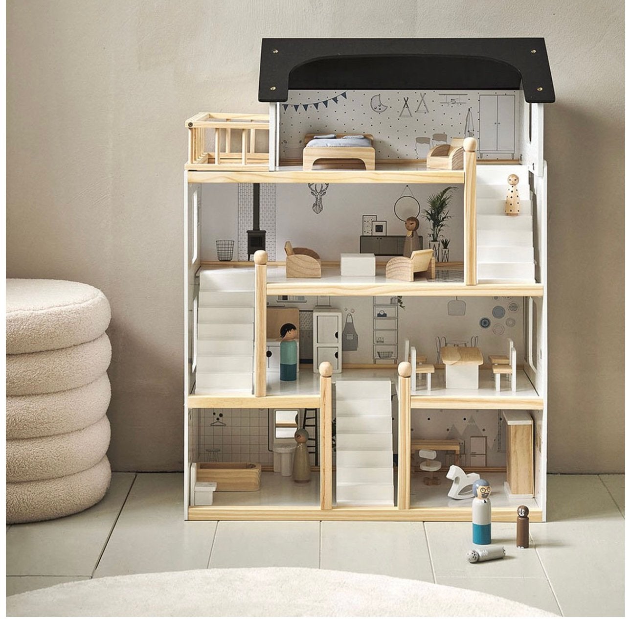 Poppenhuis Petite Amelie, Ophalen, Zo goed als nieuw, Poppenhuis