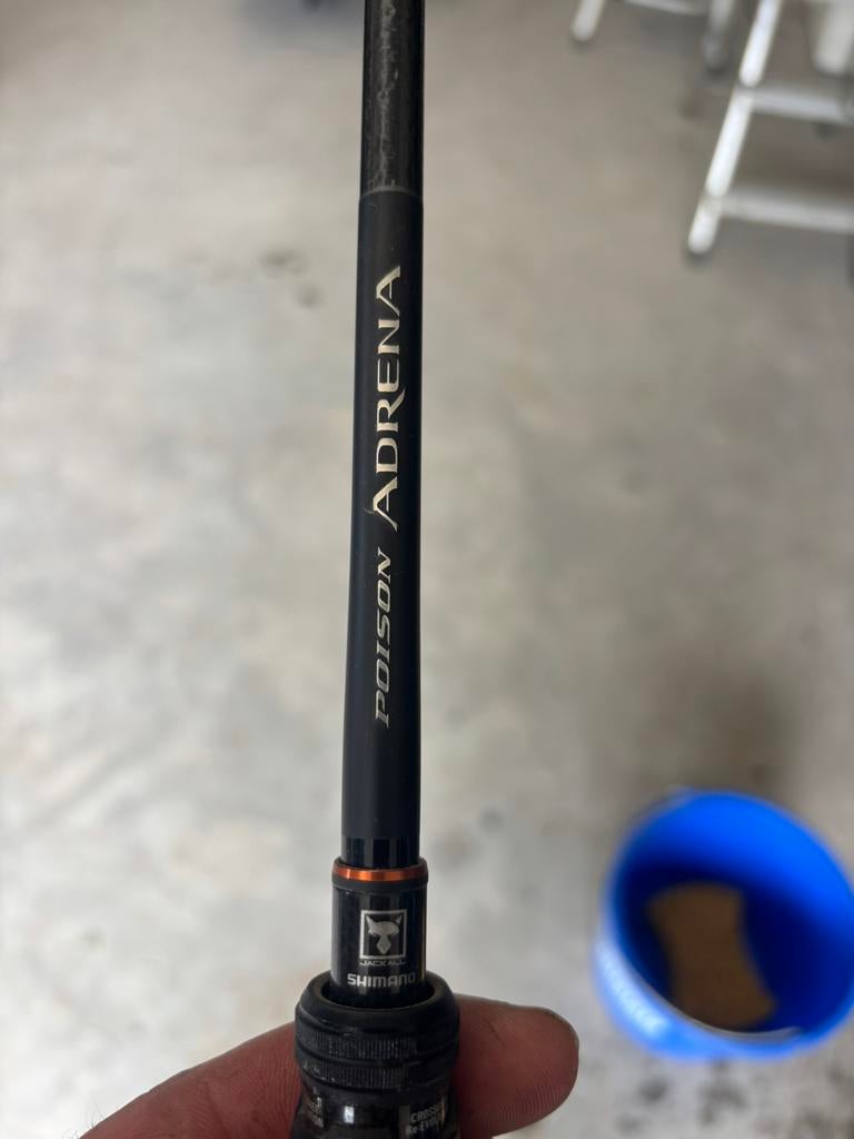 Shimano poison adrena ultra light, Ophalen, Zo goed als nieuw, Werphengel