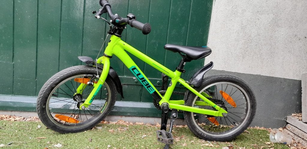 Cube CUBIE 160 RT GREEN/BLACK kinderfiets, Ophalen, Terugtraprem, Cube, 16 tot 20 inch