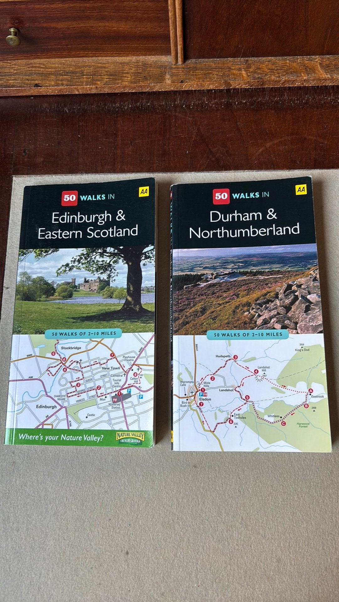 Wandelingen in Edinburgh( Schotland)& Durham( Engeland), Boeken, Reisgidsen, Overige merken, Fiets- of Wandelgids, Europa, Ophalen of Verzenden