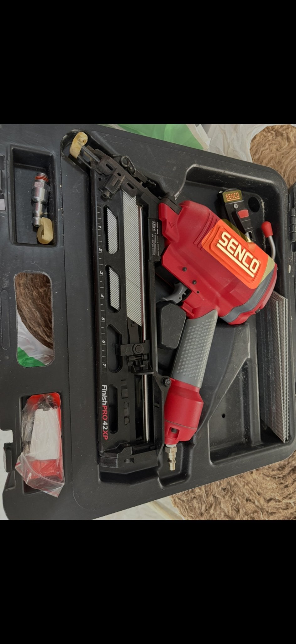 Senco FinishPro 42XP tacker, Ophalen of Verzenden, Gebruikt, Tacker/nietmachine, Overige merken