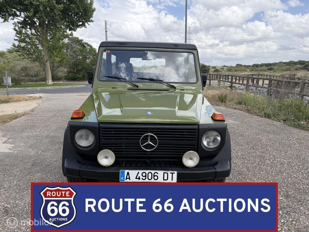 Mercedes-Benz 240 GD Cabriolet | 1979 | Route 66 Auctions, Auto's, Oldtimers, Overige carrosserieën, Zwart, Mercedes-Benz, Bedrijf