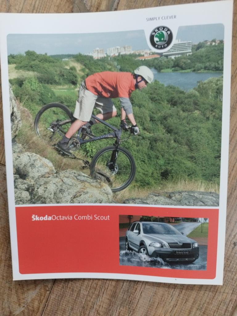 Skoda Octavia Combi Scout brochure 2007 - Nederlands, Ophalen of Verzenden, Zo goed als nieuw, Skoda