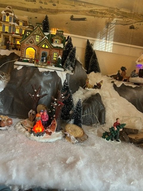 Compleet Kerstdorp, Ophalen, Gebruikt