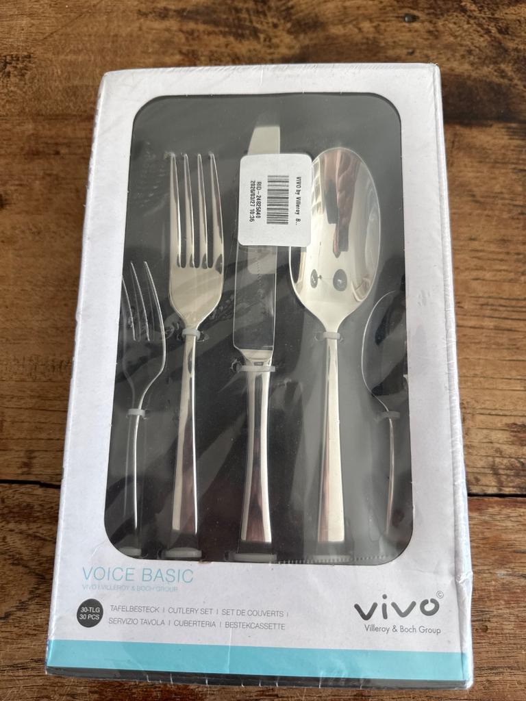 VIVO by Villeroy & Boch Group Voice Basic Bestekset -, Huis en Inrichting, Keuken | Servies, Nieuw, Ophalen of Verzenden