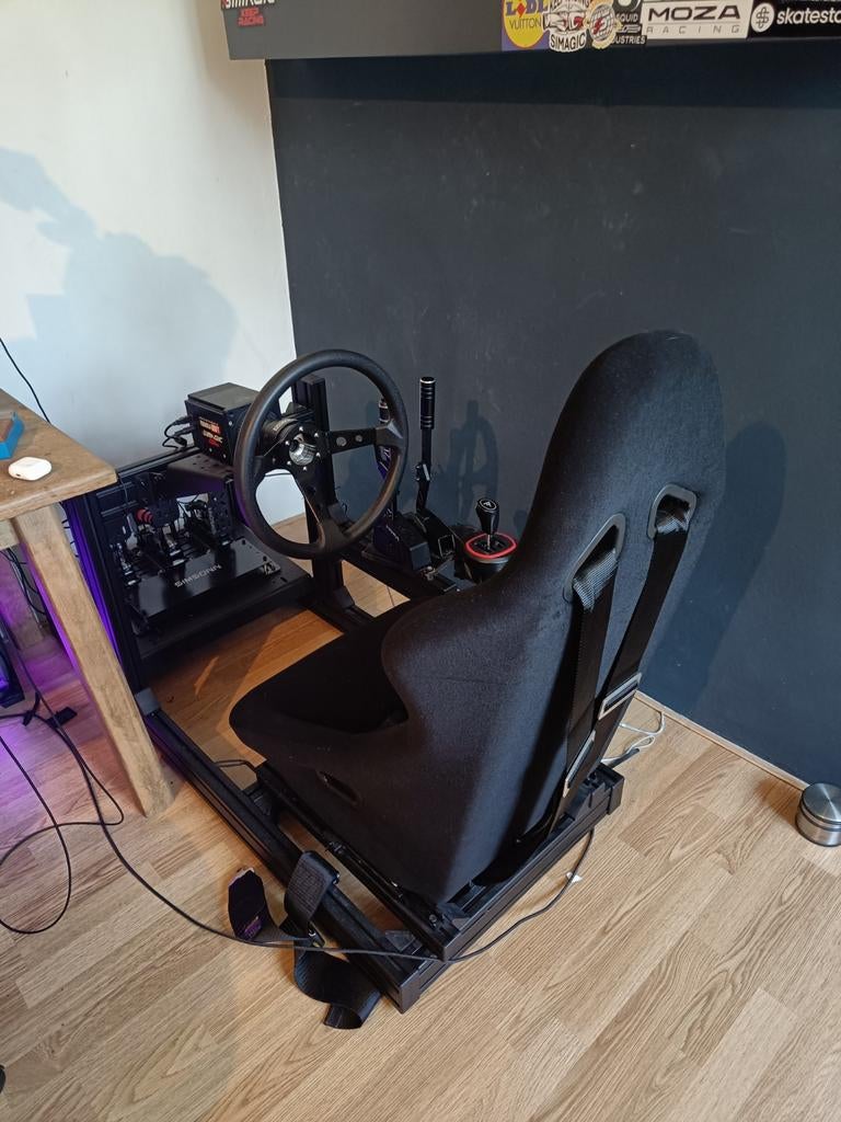 Complete Race simulator (simagic alpha mini), Spelcomputers en Games, Ophalen, Racestoel, Overige merken, Zo goed als nieuw