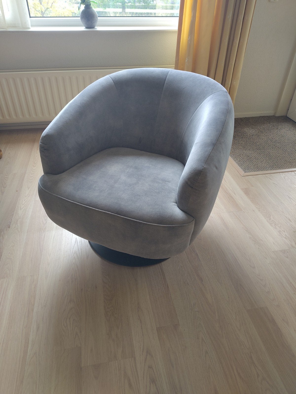 Draaifauteuil Bargo Bliss 4 grey, Huis en Inrichting, Ophalen, 75 tot 100 cm, Zo goed als nieuw, Stof