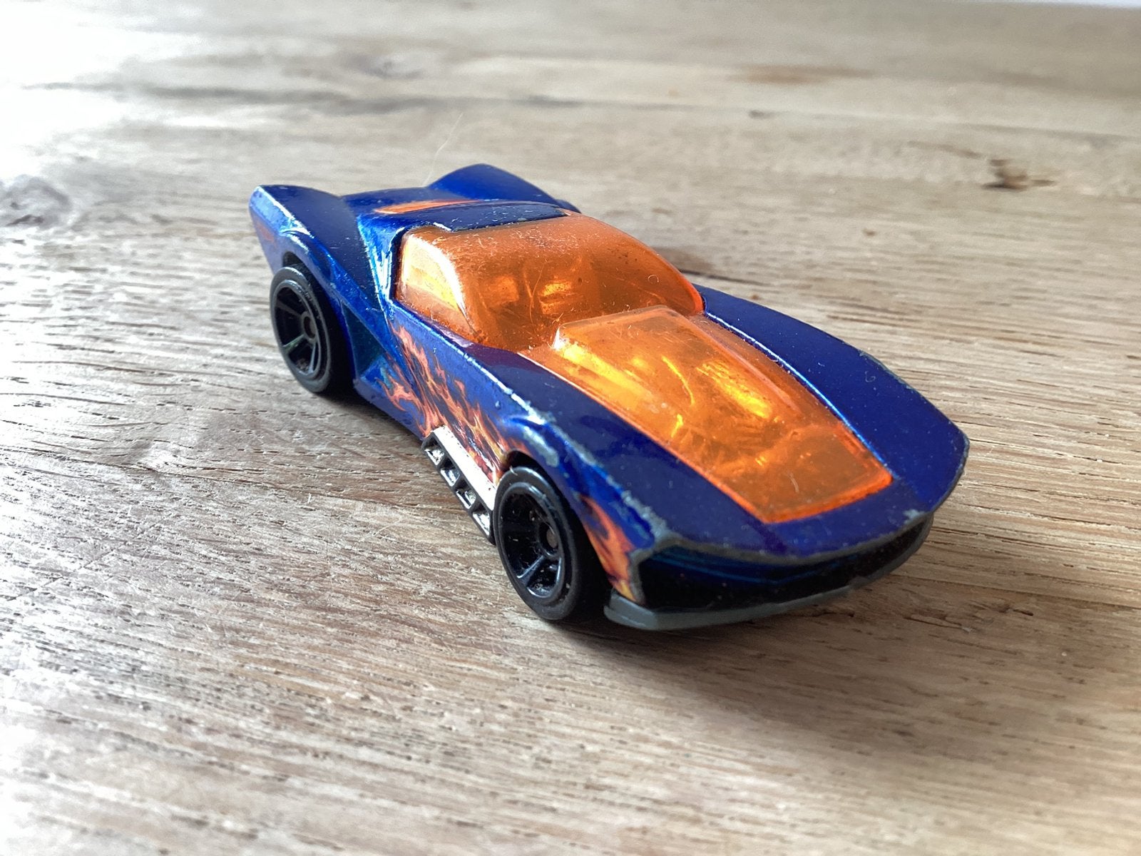 Hot Wheels Hammerhead 2011 Blauw/Oranje – Mattel Malaysia, Ophalen of Verzenden, Gebruikt, Auto