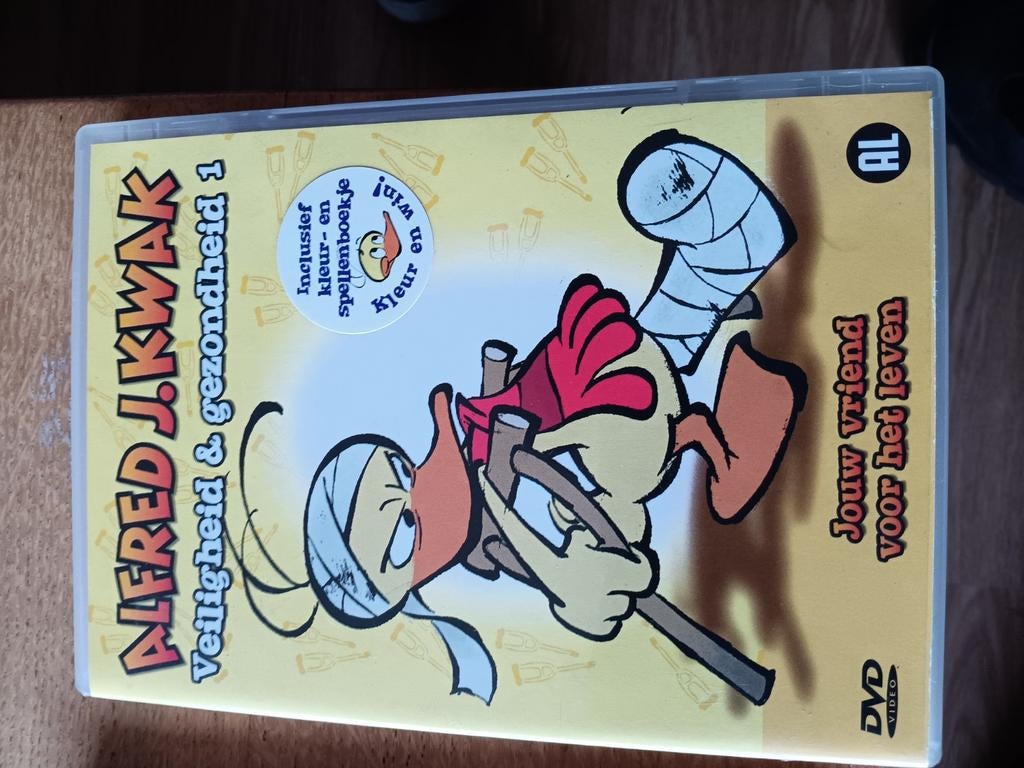 Alfred J. Kwak - Veiligheid & Gezondheid 1 (DVD), Cd's en Dvd's, Dvd's | Kinderen en Jeugd, Gebruikt, Alle leeftijden, Ophalen of Verzenden