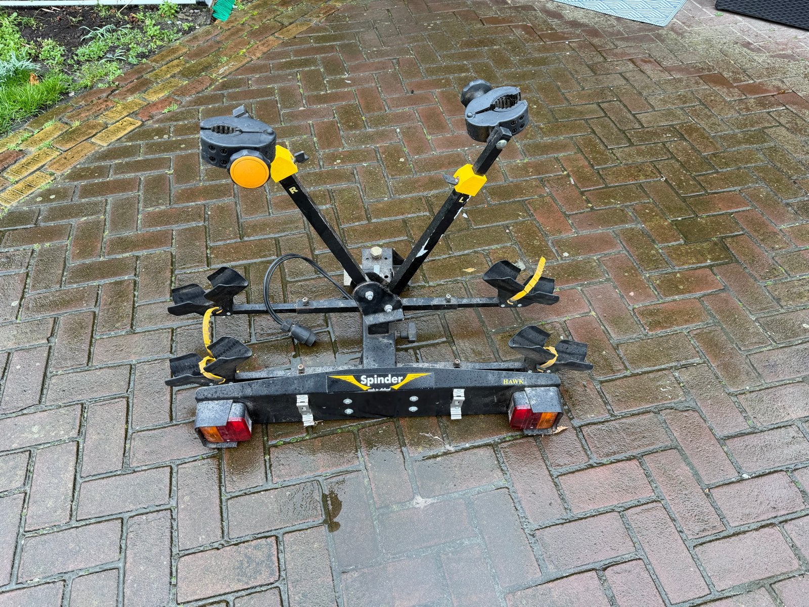 Spinder Trekhaak Fietsendrager voor 2 fietsen, Ophalen, 2 fietsen, Gebruikt, Trekhaakdrager
