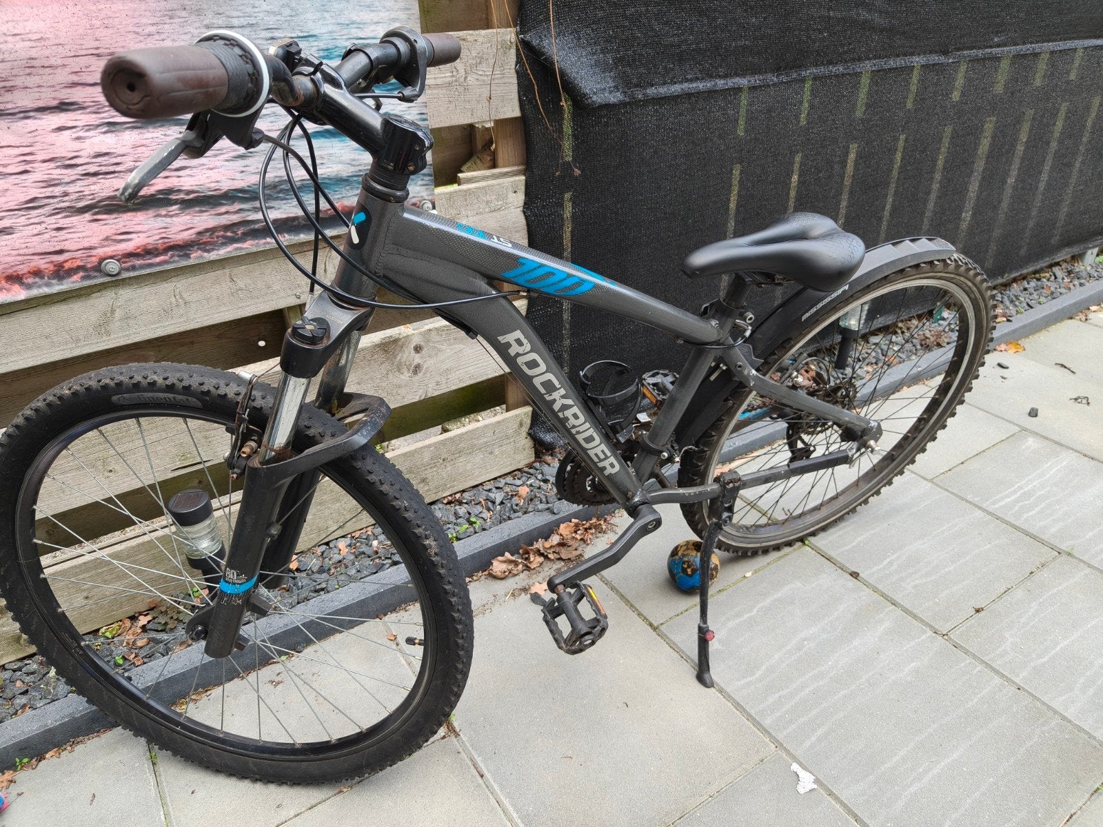 Rockrider 26 inch Mountainbike - Opknapper, Gebruikt, Hardtail, Velgrem, Ophalen