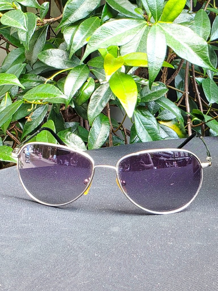 YatvaVintage: YV9538:  Ray-Ban Silver Aviator Sunglasses, Gebruikt, Zonnebril, Overige kleuren, Unknown