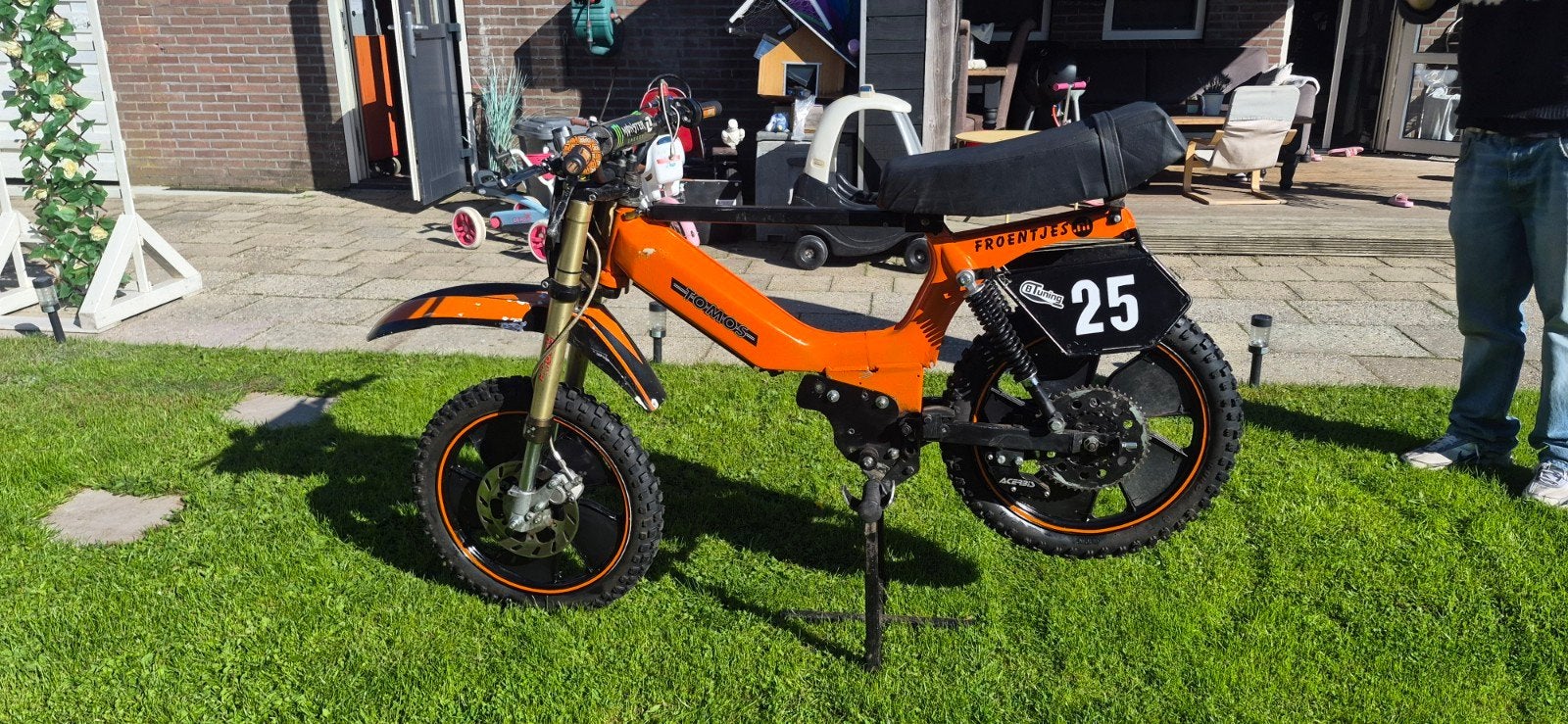 Tomos rijwielgedeelte met Rieju voorvork en schijfrem, Ophalen, Gebruikt, Overige modellen