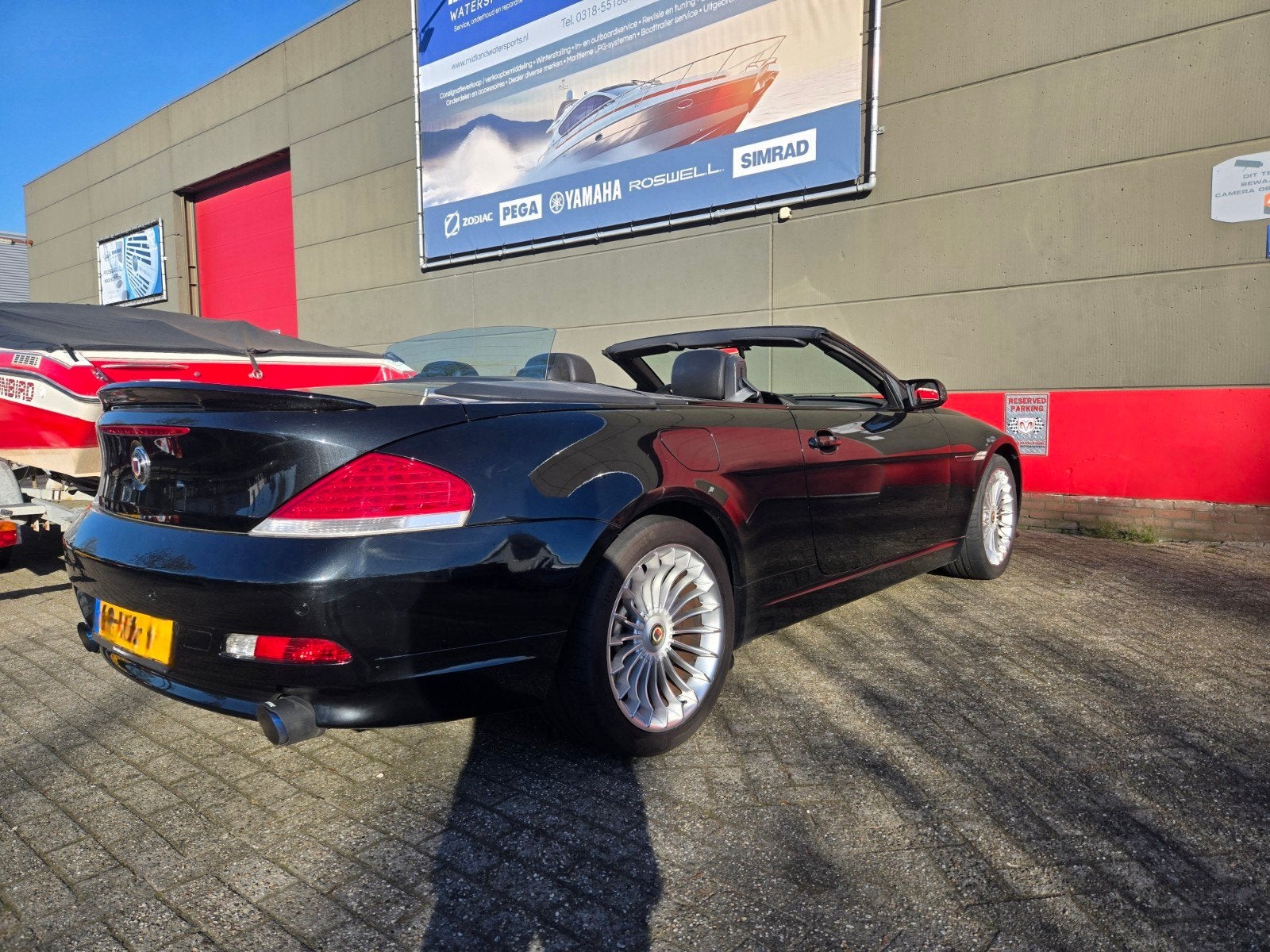 BMW 6-Serie 4.4 CI 645 Cabrio AUT 2005 Zwart, Automaat, Achterwielaandrijving, 8 cilinders, Cabriolet