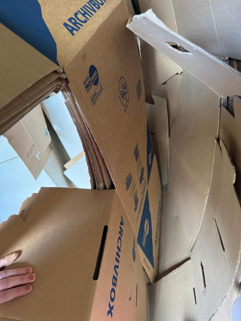 Verhuisdozen, Ophalen, Doos, 40 tot 60 cm, Opvouwbaar