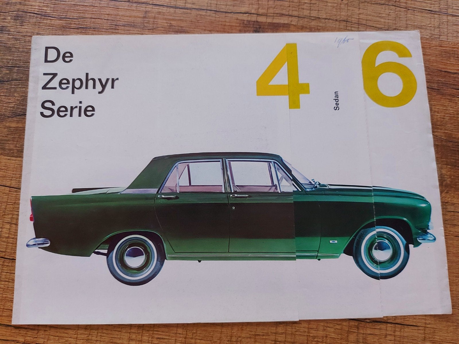 1965 Ford Zephyr 4 & 6 folder NL, Ophalen of Verzenden, Zo goed als nieuw, Ford