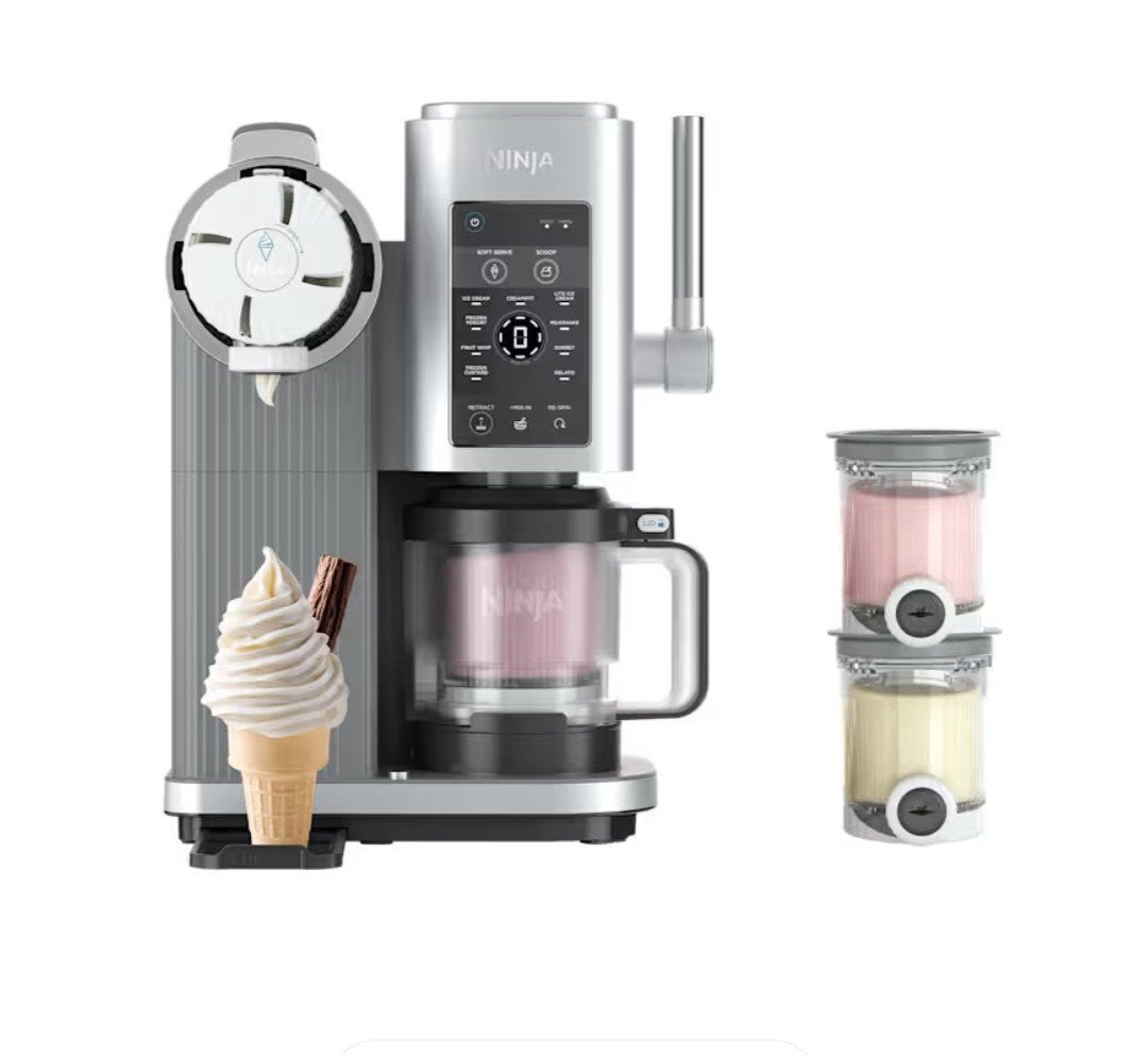 Ninja CREAMi Deluxe IJsmachine, Witgoed en Apparatuur, Ophalen, Zo goed als nieuw