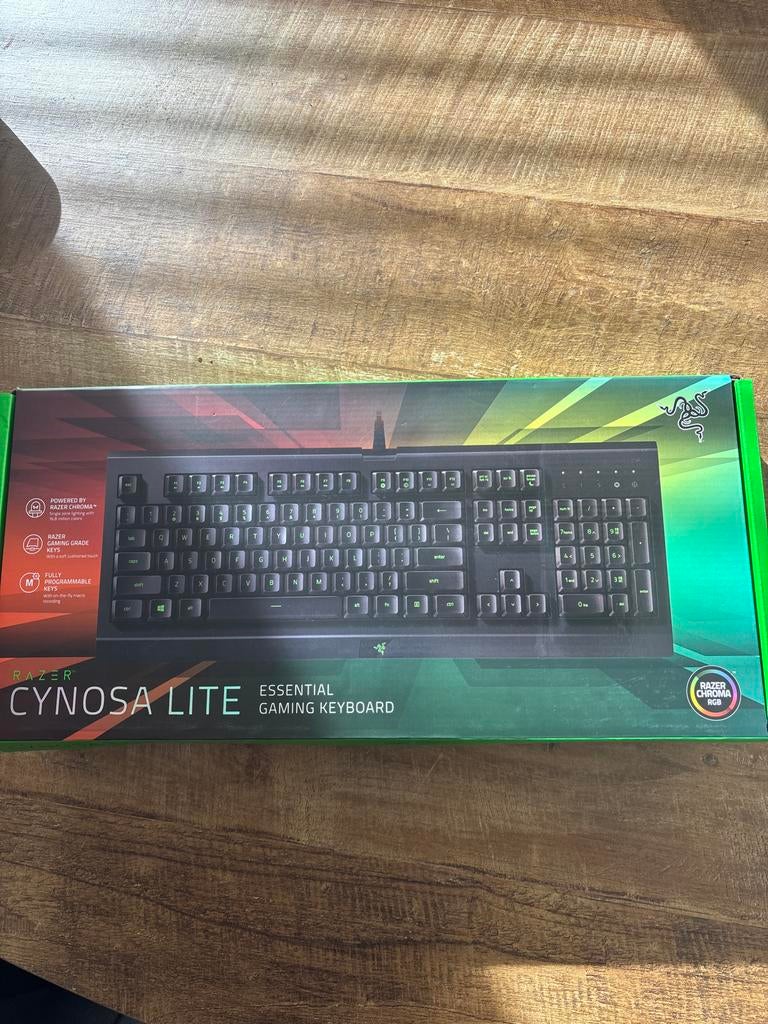 Razer Cynosa Lite Essential Gaming Toetsenbord, Gaming toetsenbord, Nieuw, Ophalen of Verzenden, Qwerty