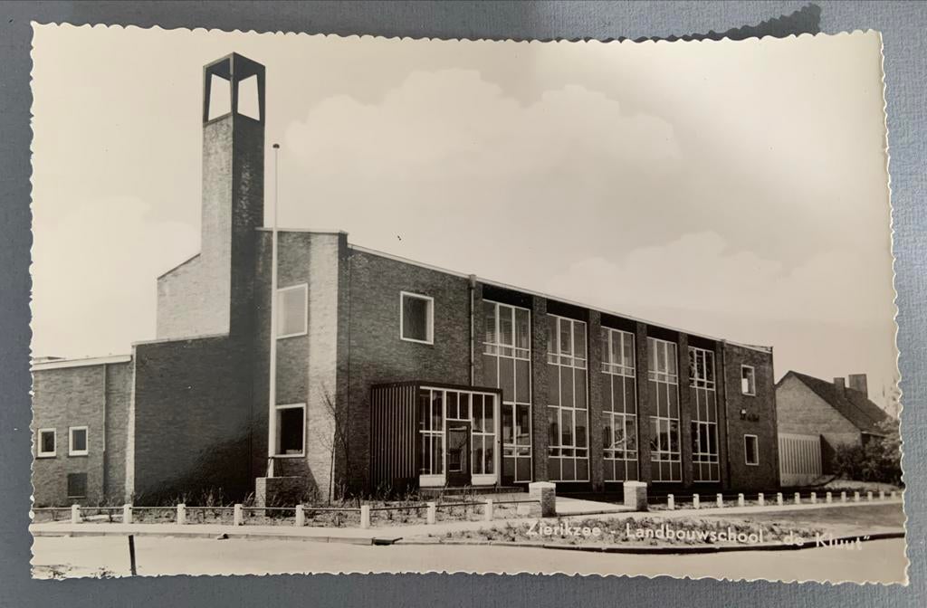 Zierikzee Landbouwschool, Verzamelen, Ophalen of Verzenden, 1940 tot 1960, Ongelopen, Zeeland
