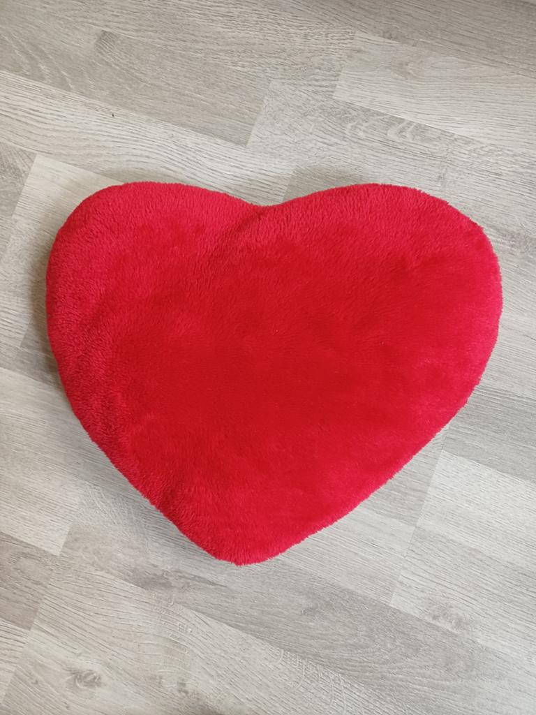 Hart kussen, Ophalen, Rood, Vierkant