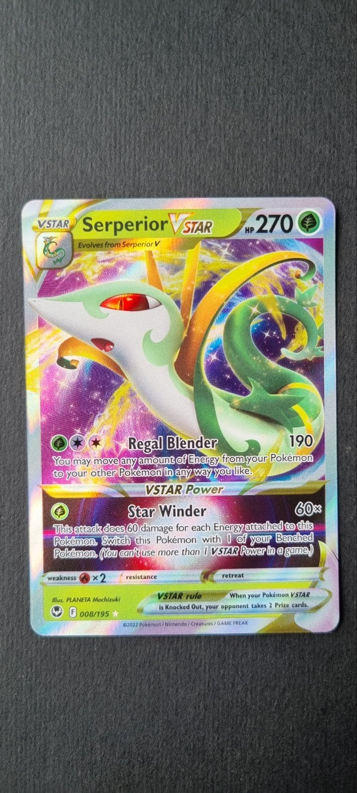 Serperior VSTAR SIT 008, Ophalen of Verzenden, Zo goed als nieuw, Losse kaart, Foil