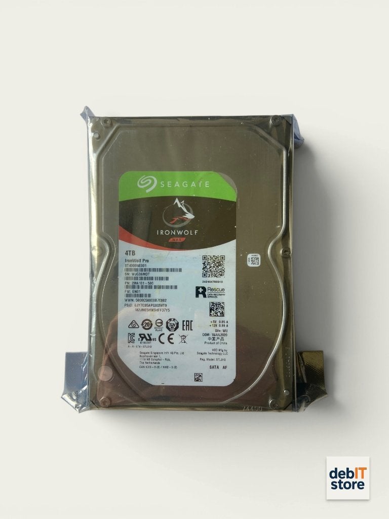 Seagate Ironwolf Pro 4tb NAS HDD - ST4000NE001 (nieuw), Computers en Software, Harde schijven, Seagate, Server, Nieuw, Info@debitstore.nl