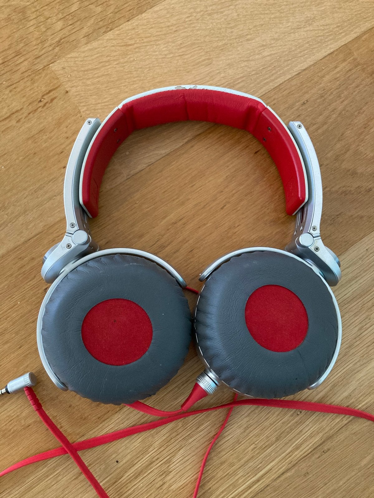 Sony MDR-XB920 Over-ear Koptelefoon - Rood/Zilver, Audio, Tv en Foto, Koptelefoons, Gebruikt, Extra bas, Ophalen of Verzenden