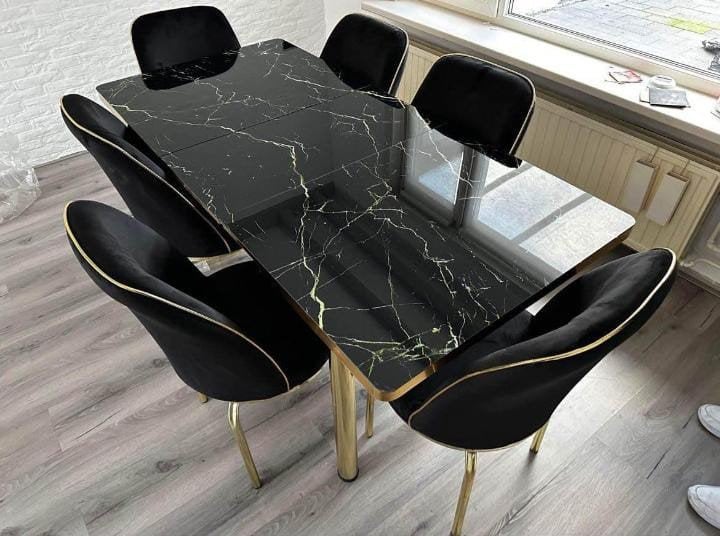 Gloednieuwe luxe eetkamerset, Ophalen of Verzenden