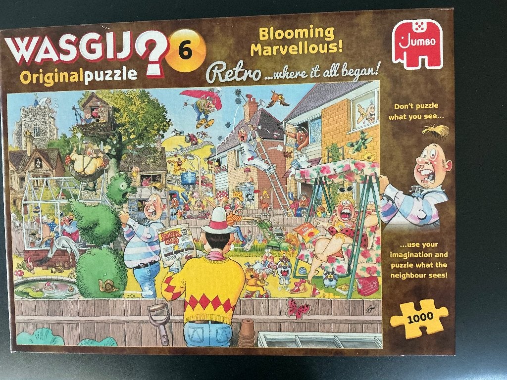 wasgij puzzel, Ophalen, 500 t/m 1500 stukjes, Zo goed als nieuw, Legpuzzel
