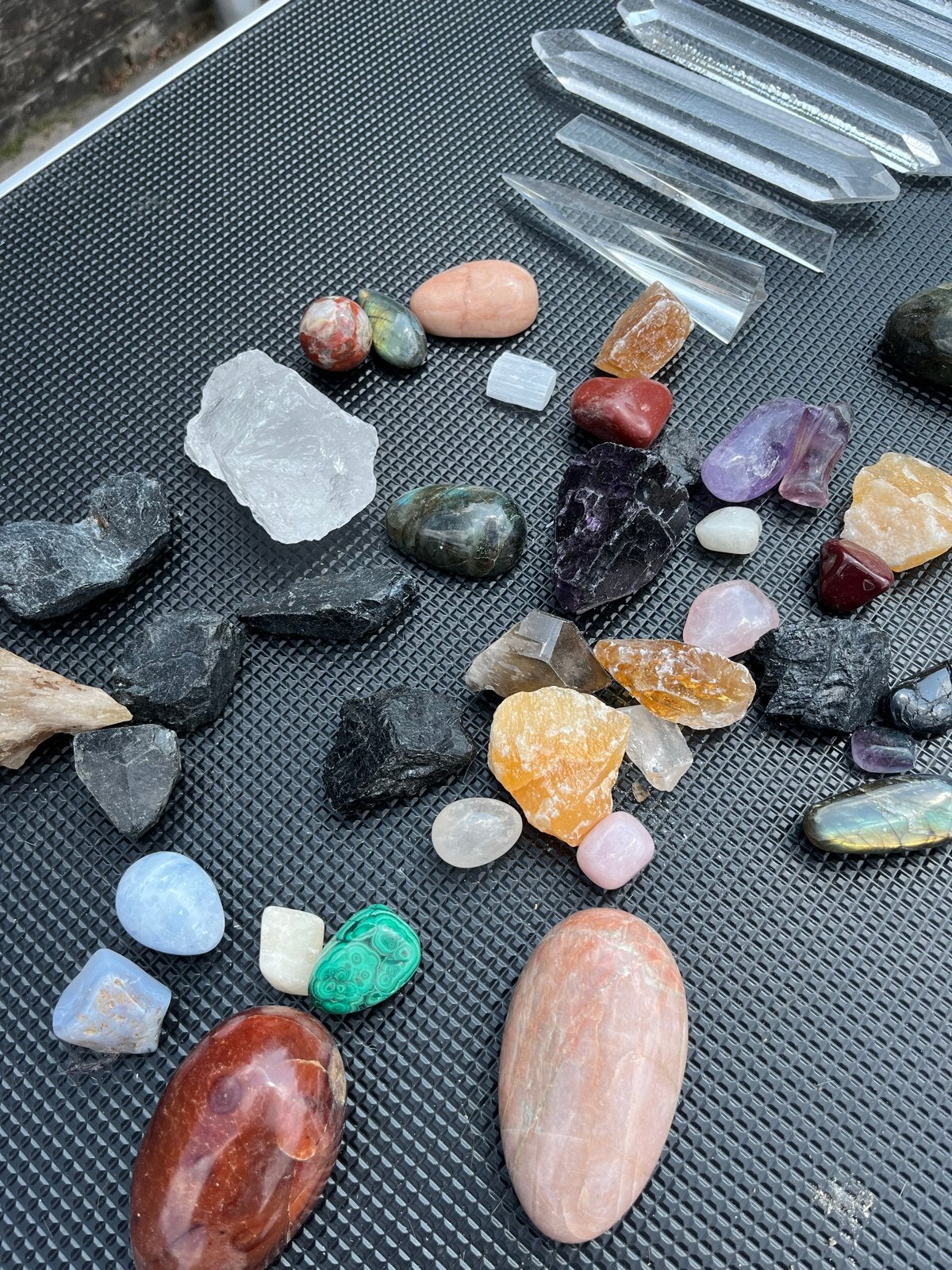 Diverse collectie edelstenen en kristallen, Ophalen of Verzenden, Gebruikt