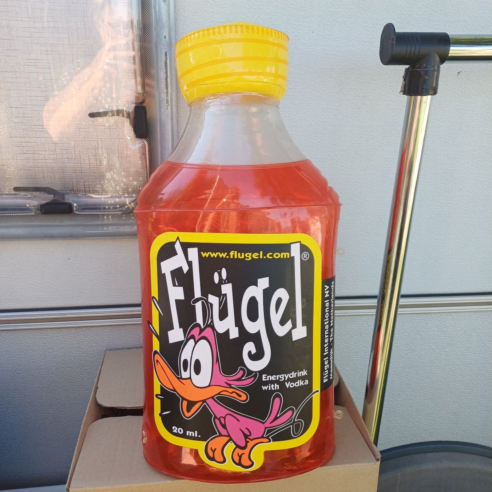 Opblaasbare Flügel fles - Groot formaat (Niet lek!), Ophalen, Zo goed als nieuw