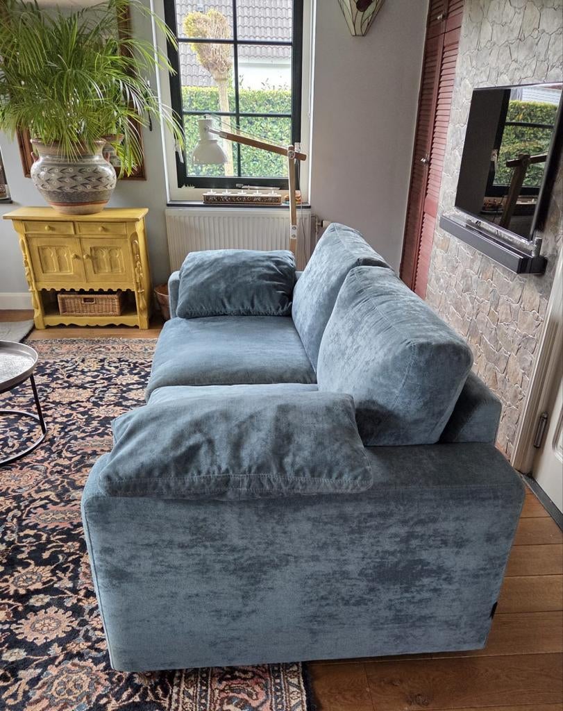Kans! Een orginele Urban Sofa Giorno in Castello Petrol, Huis en Inrichting, Banken | Bankstellen, Ophalen, Gebruikt, 150 tot 200 cm