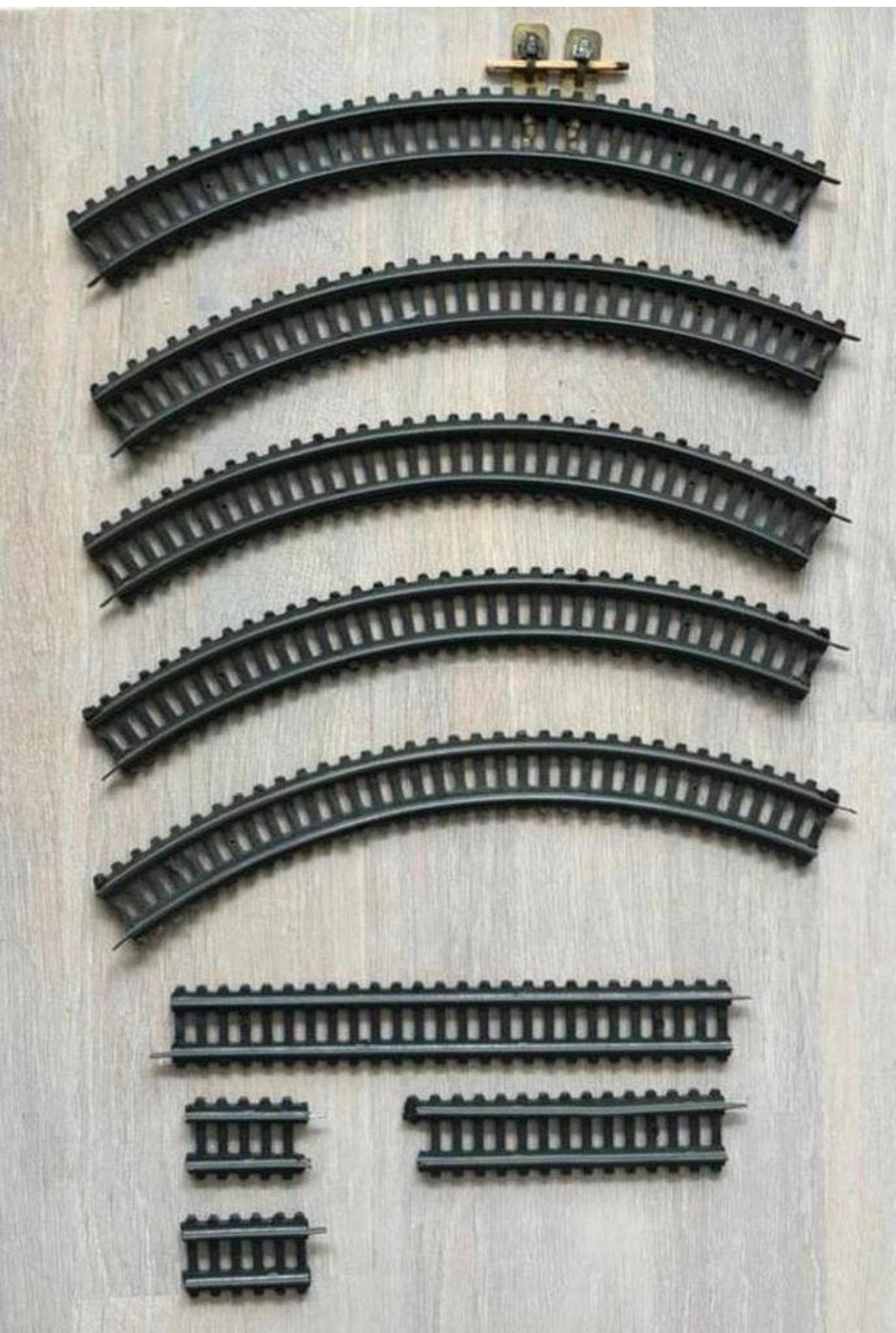Diversen Rails Fleischmann made in Western Germany, Hobby en Vrije tijd, Modeltreinen | H0, Gebruikt, Gelijkstroom, Fleischmann