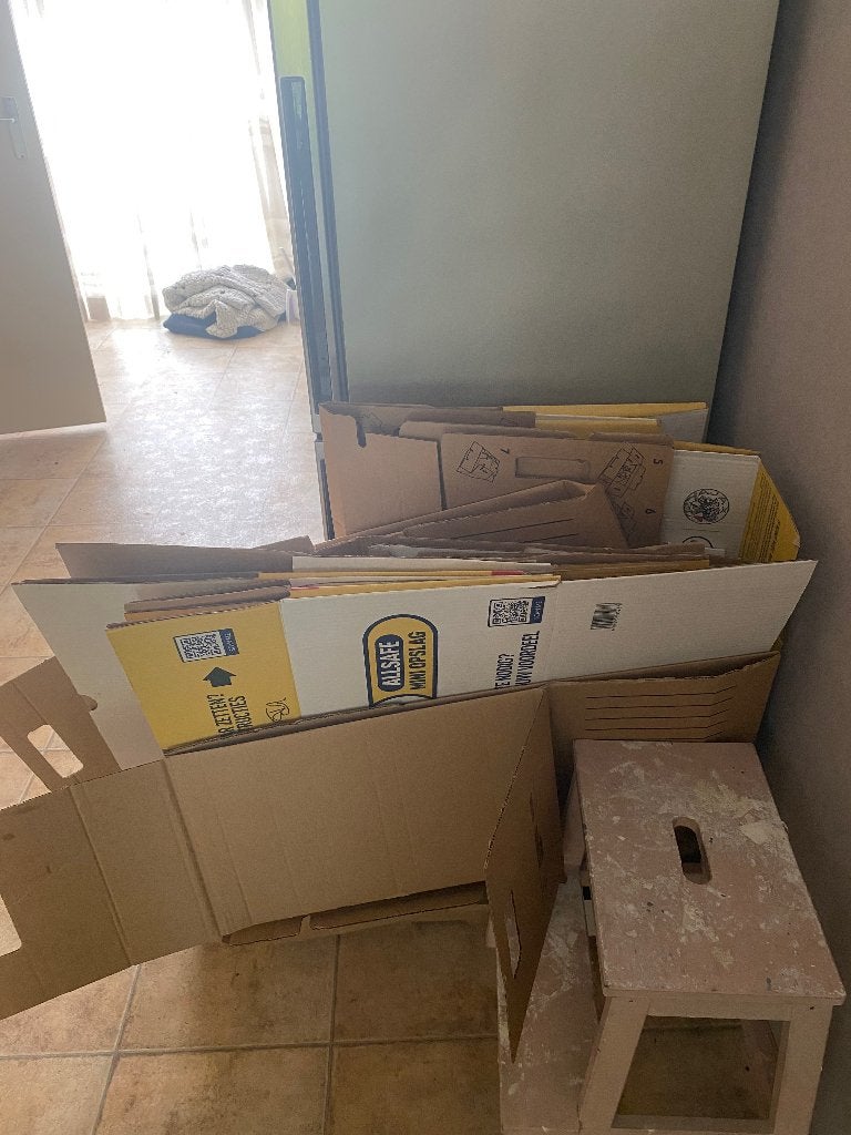 Verhuisdozen, Ophalen, Doos, 40 tot 60 cm, Opvouwbaar